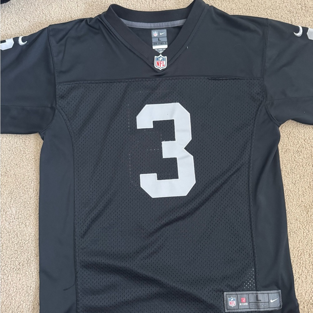 RaidersBlack NFL Youth Jersey